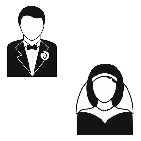 Marriage simple iconの写真素材