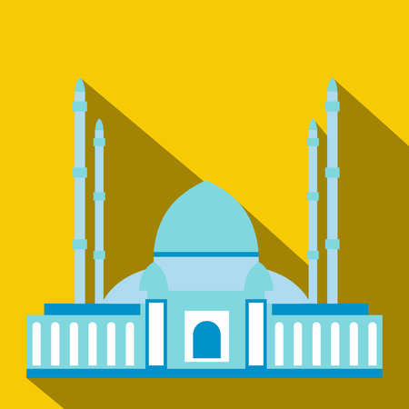 Mosque flat iconの写真素材