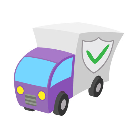 Car guard shield icon, cartoon styleの写真素材