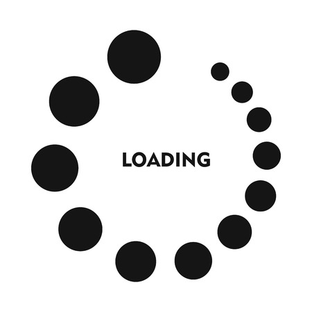 Loading icon in simple styleの写真素材