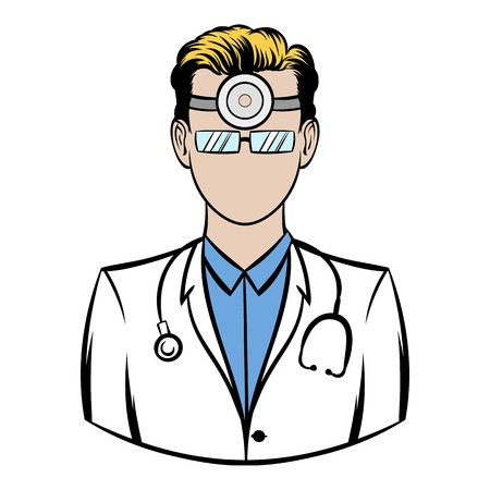 Doctor with stethoscopeの写真素材