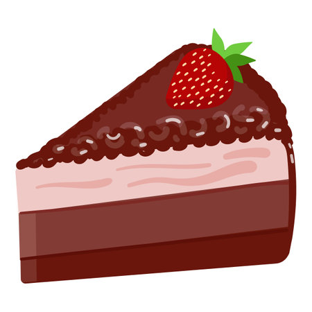 Cocoa cake icon cartoon vector. Bean cacao. Powder seedのイラスト素材