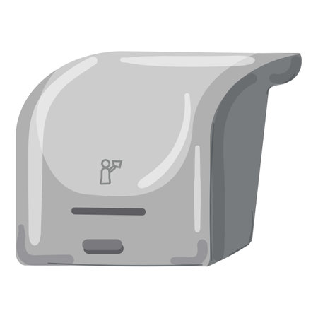 Dryer icon cartoon vector. Hair blow. Dry blowerのイラスト素材