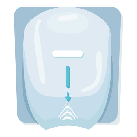 Hand dryer icon cartoon vector. Hair blow. Air dryのイラスト素材