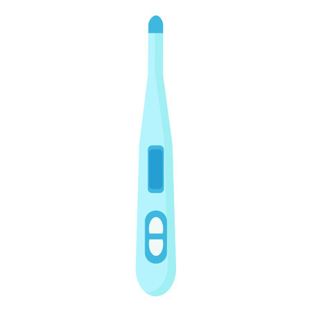 Home thermometer icon cartoon vector. Flu sick. Virus coldのイラスト素材
