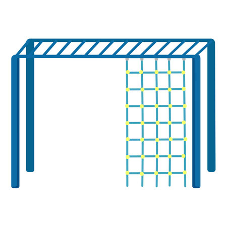 Climber playset icon cartoon vector. Area equipment. Play outsideのイラスト素材