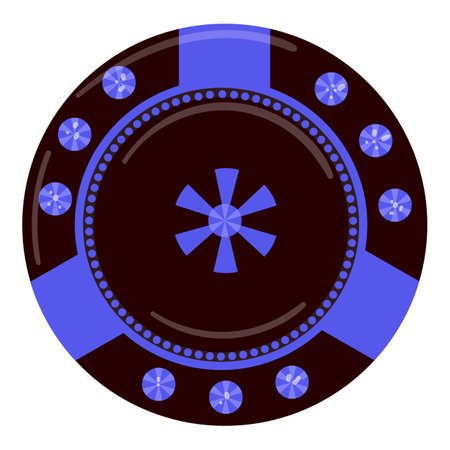 Royal chip icon cartoon vector. Chips stacks. Money betのイラスト素材