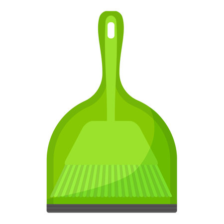 Dustpan icon cartoon vector. Clean hygiene. Cleaning bucketのイラスト素材