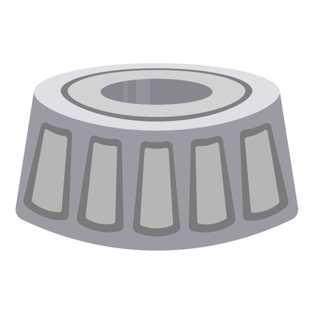 Car bearing icon cartoon vector. Auto tuning. Service tuningのイラスト素材