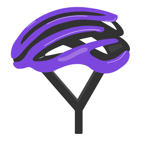 Helmet gear icon cartoon vector. Bike sport. Chain fitのイラスト素材