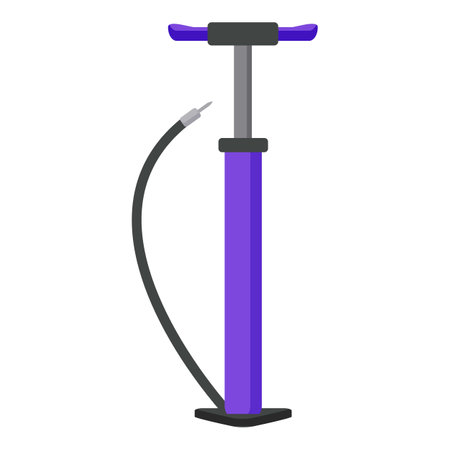Bike air pump icon cartoon vector. Sport cyclist. Chain partのイラスト素材
