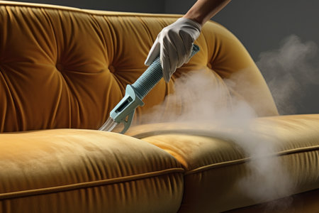 Cleaning sofa service. Cleanup professional. Generate AIの素材