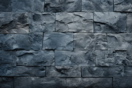 Dark concrete stone wall. Slate concrete marble. Generate AIの素材