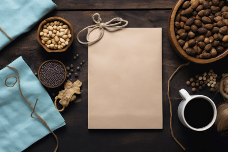 Fair trade day background. food fabric. Generate AIの素材