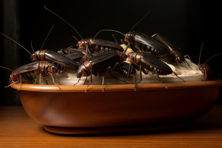 Home cockroaches. Pest insect bug. Generate AIの素材