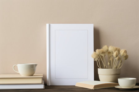 Literacy day mockup. Novel globe. Generate Aiの素材