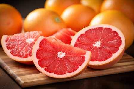 Creative Grapefruit banner. Color water citrus. Generate Aiの素材