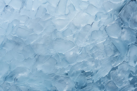 Ice texture background. Winter abstract pattern. Generate Aiの素材