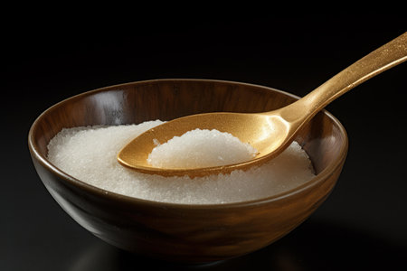 Textured Spices powder spoon. Herb flavor. Generate Aiの素材