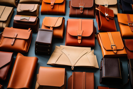 Intricate Making leather goods craft. Design tool. Generate Aiの素材