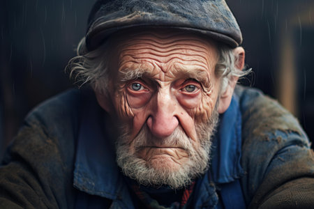 Wise Older person. People mature senior. Generate Aiの素材