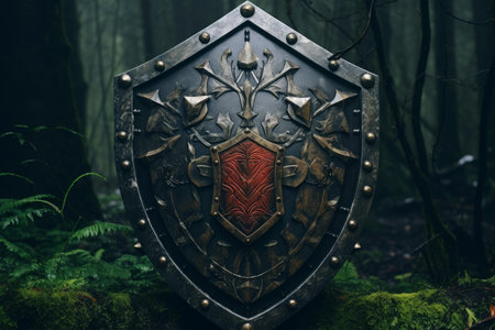 Reliable shield war. Royal decorations. Generate Aiの素材