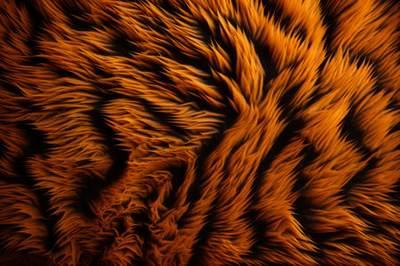 Bold Tiger fur cat banner. Nature mammal. Generate Aiの素材