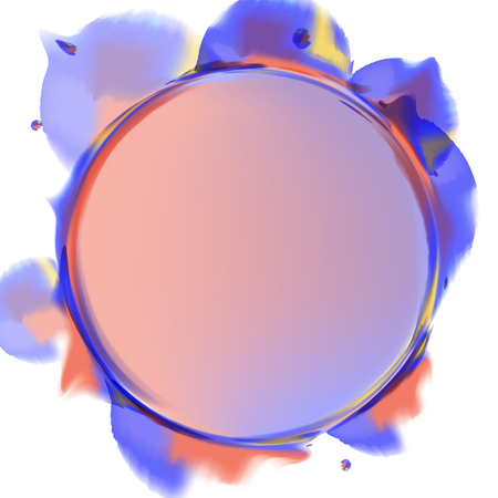 Bright watercolor background,smoke,steam, marble effect cover. Colourful template. Watercolor splatters. Vectorのイラスト素材