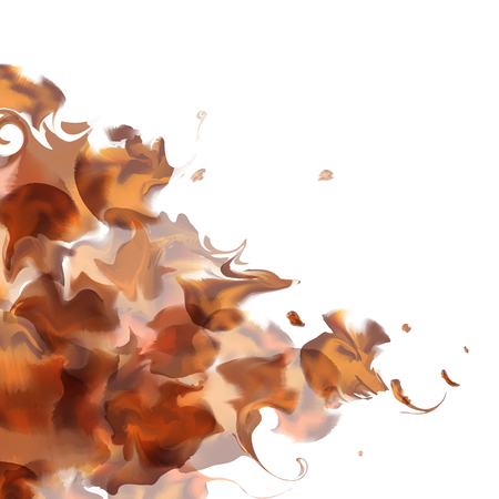 Watercolor background with marble effect cover, petal, smoke, steam. Colourful template. Blank place for your text and web design. Vectorのイラスト素材