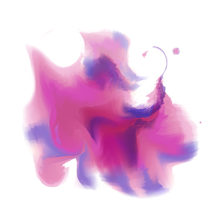 Bright multicolor watercolor background. Marble effect cover, smoke, steam. Colourful template. Watercolor splatters. Vectorのイラスト素材