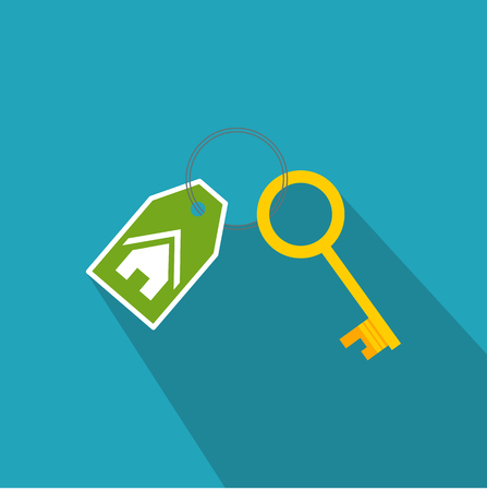 House key iconのイラスト素材