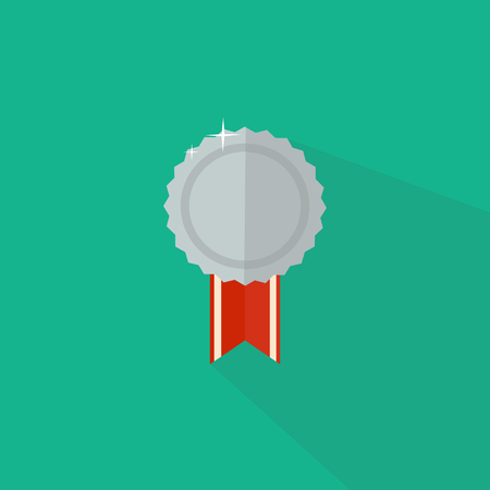 Vector illustration. Gold reward winner icon. のイラスト素材