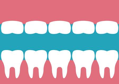 Vector illustration. Healthy teeth icon. のイラスト素材