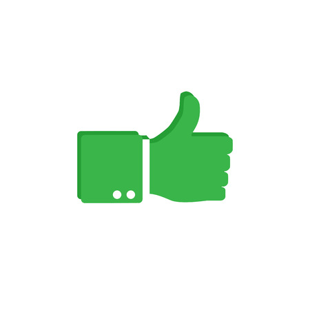 Thumb up and down icons. Like and dislike concept. Vector illustration.のイラスト素材