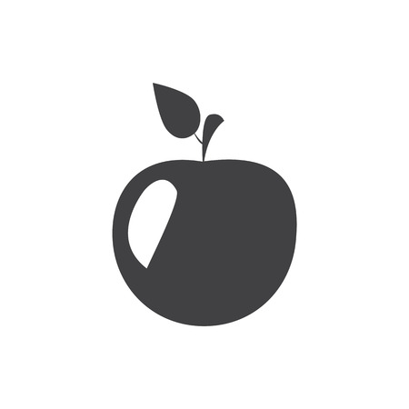 Vector Illustration.  Apple icon.のイラスト素材