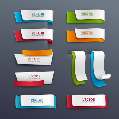 Vector banners set.のイラスト素材