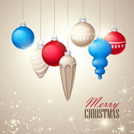 Christmas background. Vector illustration.のイラスト素材