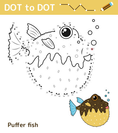 Numbers game Dot to dot. Math game for kids.のイラスト素材