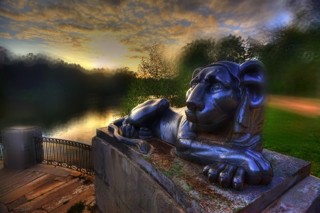 Old mansion Kuzminki, Moscow, Russiaの写真素材