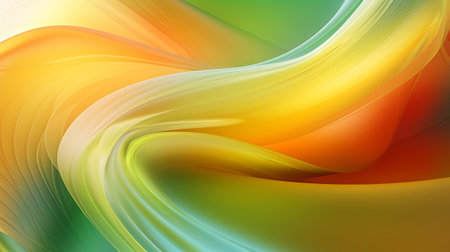 marvelous energized color turn establishment, creative sensible establishment with orange, yellow and green for presentation. Creative resource, AI Generatedの素材