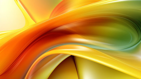marvelous energized color turn foundation, inventive sensible foundation with orange, yellow and green for introduction. Creative resource, AI Generatedの素材