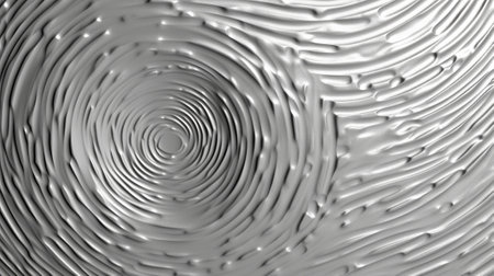 Theoretical paper circle plan silver foundation surface. Creative resource, AI Generatedの素材