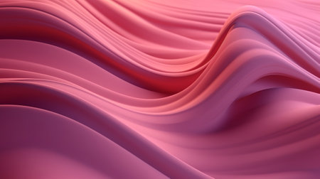 Pink Undulating lines shape a Colorful theoretical establishment. Creative resource, AI Generatedの素材