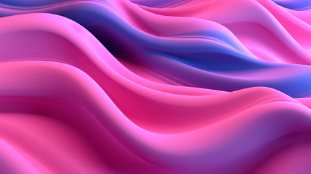 Pink Undulating lines shape a Colorful theoretical establishment. Creative resource, AI Generatedの素材
