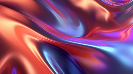 Metallic one of a kind wavy fluid foundation energize organize techgrade. Creative resource, AI Generatedの素材