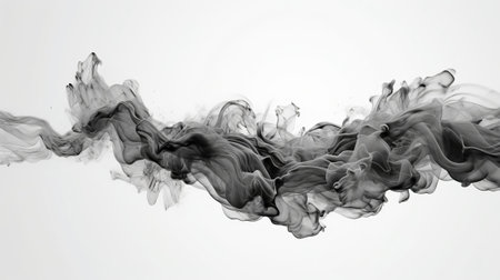 organize with spilling dim and white ink in square chart, pulled back on gray. Creative resource, AI Generatedの素材