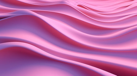 Pink Undulating lines shape a Colorful theoretical establishment. Creative resource, AI Generatedの素材