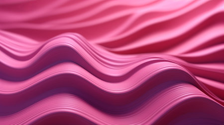 Pink Undulating lines shape a Colorful hypothetical foundation. Creative resource, AI Generatedの素材