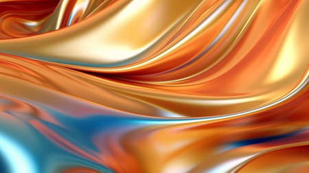 Metallic one of a kind wavy fluid foundation energize organize techgrade. Creative resource, AI Generatedの素材