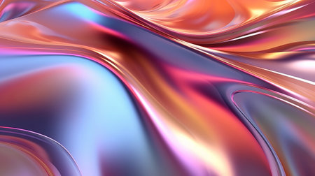 Metallic one of a kind wavy liquid establishment energize organize techgrade. Creative resource, AI Generatedの素材